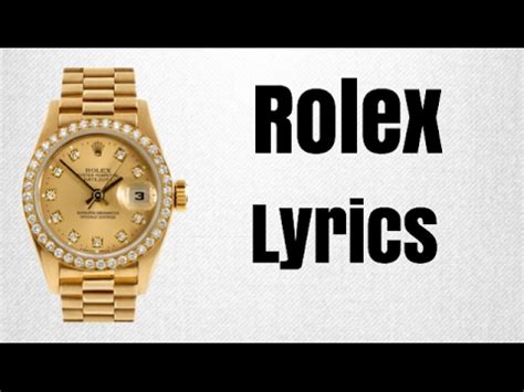 rolex testo canzone|rolex song lyrics meaning.